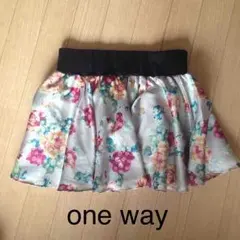 キュロットスカート one way