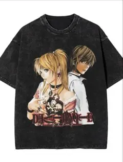DEATH NOTE プリントTシャツ ヴィンテージ加工 ブラックのサムネイル