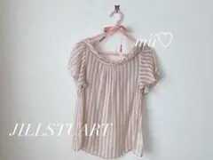 美品:JILLSTUART ストライプリボンブラウスのサムネイル
