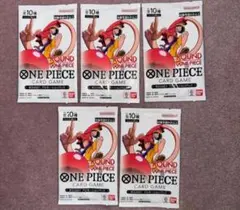 ワンピース ラウンドワン　未開封　5パック