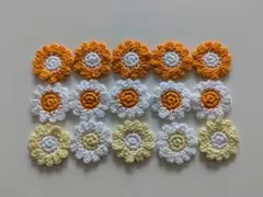 手編み かぎ針編み レース編み モチーフ 紫陽花 ハンドメイド