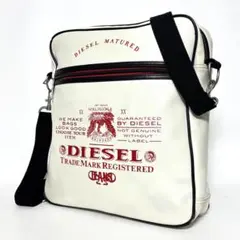 ディーゼル DIESEL ショルダーバッグA4可斜大容量ロゴプリントオフホワイトのサムネイル