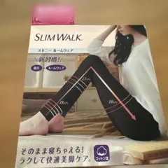 着圧ソックス SLIM WALK 着圧レギンス L ブラック