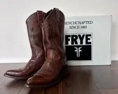 極美品　FRYE フライ　ウエスタンブーツ　77689 ダークブラウンのサムネイル
