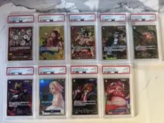 ワンピース カードゲーム 2周年記念セット コレクション　psa10 9連番