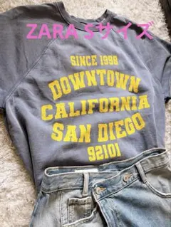 美品ZARA半袖スウェットSサイズのサムネイル