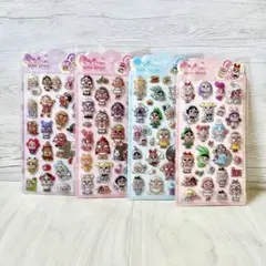 【超お得！】ぷくぷくシール 立体シール 4枚セット まとめ売り キャラクター