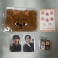 straykids skzooポン ポーチ チャーム シール セット ハン - メルカリ