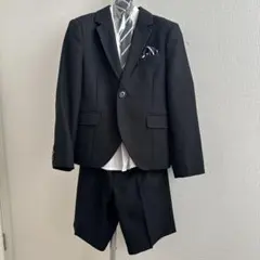 男の子 120cm フォーマルスーツ 入園 入学 卒園 卒業 革靴オマケ
