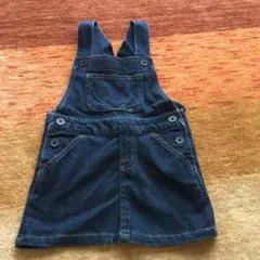 デニム　　サロペットワンピース