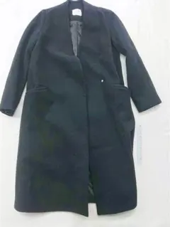 ? UNITED TOKYO ウールチェスターコート ブラック系