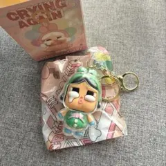 お*ま様 crybaby クライベイビー　カエル　キーホルダー　透明保護ケース付