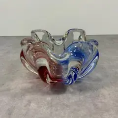 ヴィンテージ ガラス アクセサリートレイ グラデーション レトロ ビンテージのサムネイル