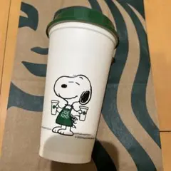 スターバックス　スヌーピー タンブラー グリーン