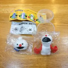 SUNSUN フィンガーパペット 前髪クリップ　ノンノン2点セット