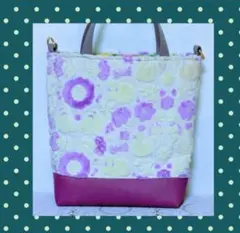 【特別出品＆特別価格】　✿ジョリーフルール✿　♡モフモフ生地のトートバッグ