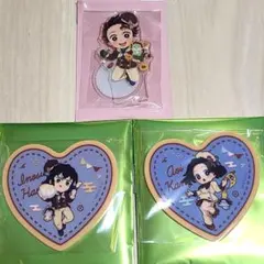 鬼滅の刃 バレンタイン&ホワイトデー コースター 伊之助&アオイ&炭治郎アクスタ