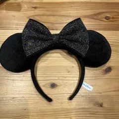 ミッキー耳カチューシャ カラフルリボン