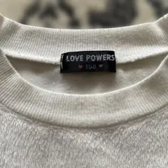 LOVE POWERS REJOICE トレーナー 160