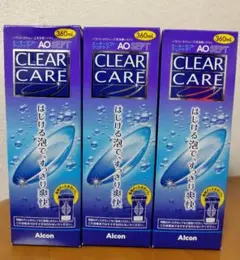 CLEAR CARE ソフトコンタクト洗浄液 360ml 3本セット