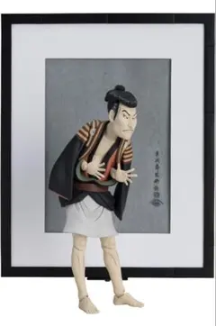 figma 写楽作 三代目大谷鬼次の奴江戸兵衛 塗装済み 完成品可動フィギュア