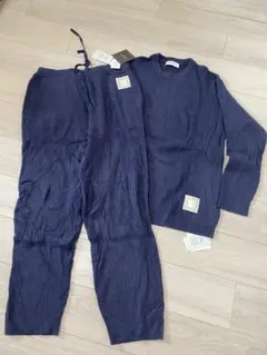 ジェラートピケ新品タグ付ルームウェアパジャマ上下セットL