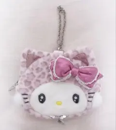 サンリオ　チャーミーキティ　ギャルネコ　フェイス型ポーチ