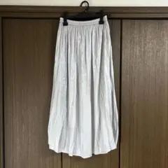 【INGNI】グレー　ロングフレアスカート