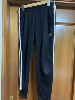 古着 adidas アディダス トラックパンツ ブラック