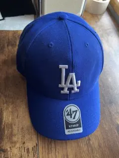 New Era ベースボールキャップ　ブルー　アジャスタブル　ドジャースのサムネイル