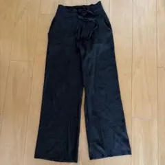 ユニクロ ウォッシャブルニットリブパンツ サイズM