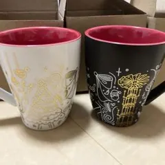 東京クリスマスマーケット 2024 マグカップ 2個セット 白 黒