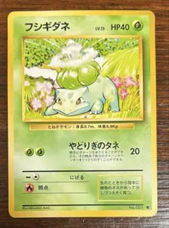 フシギダネ ● 旧裏面 ポケモンカード マークあり
