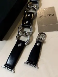 未使用 TOGA TOO トーガ 携帯 スマホ フォンストラップ 牛革×ナイロン