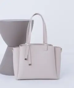 【NATURAL BEAUTY BASIC】ドロップリボントートバッグ