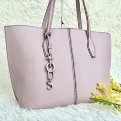 【現行/訳あり】 TODS トッズ ジョイ トートバッグ ライトピンク レザー