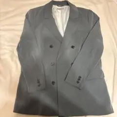 【美品】H&M　テーラードジャケット　グリーン