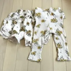 バースデイ ママラク 半ズボン ショートパンツ レギンス 80 90