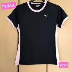 美品　Puma トレーニングトップス ネイビー×ピンク　レディース　sizeS