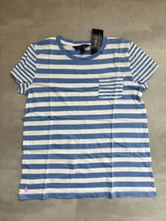 POLO ラルフローレン ストライプTシャツ 半袖 【XL(160cm)】