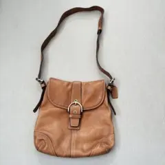 COACH ショルダーバッグ レザー オールドコーチ ブラウン
