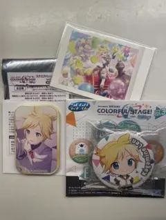 プロセカ　スクエア缶バッジ・パシャコレ・1番くじ　缶バッジセット