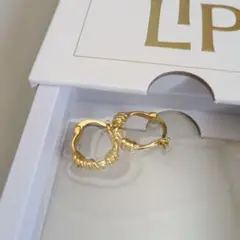 TLP ゴールドピアス 未使用 ピアス レディース 両耳