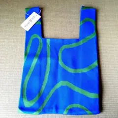 値下げ　新品　タグ付き　ハンドレッド　HUNDRED　ニットバッグ