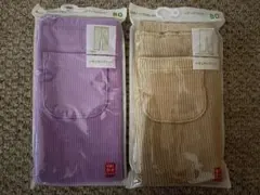 ベビー　レギンス　80 紫 ベージュ 2色セット　ユニクロ　UNIQLO