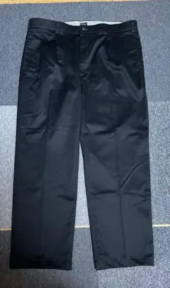 美品！EDWIN 黒コットンパンツ W40大きいサイズ KHAKI メンズのサムネイル