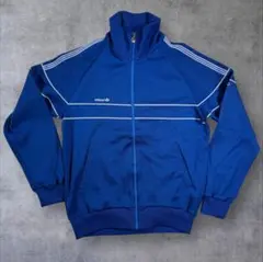 70s 80s adidas トラックジャケット ブルー デサント 西ドイツ製