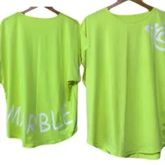 ✨美品✨ Marble マーブル フィットネス tシャツ 蛍光色 黄緑 Fサイズのサムネイル