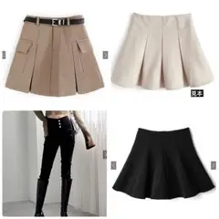 GRL スカート＆スキニー ４着セット グレイル