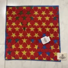 【新品未使用】Vivienne Westwood 星柄 タオルハンカチ